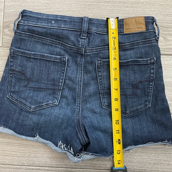 American Eagle Outfitters Jean shorts, Super Hi Rise Shortie—size 4••• - Picture 7 of 8